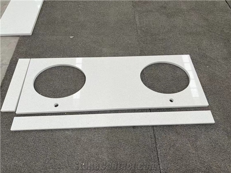 Quartz Crystal White Counter Top