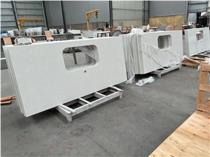 Quartz Crystal White Counter Top