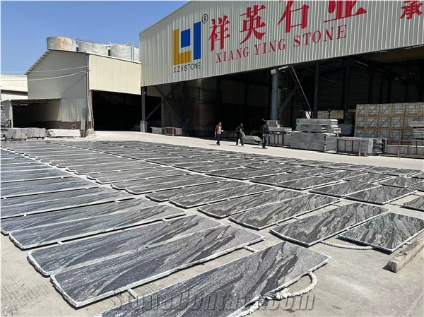China Juparana Granite Flamed Slab 120Upx60upx1.5Cm