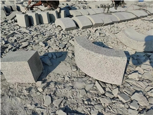 Granite Curved Kerbstone, Grey Granite Stone