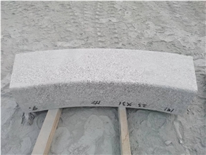 Granite Curved Kerbstone, Grey Granite Stone