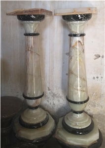 White Onyx Flower Vases