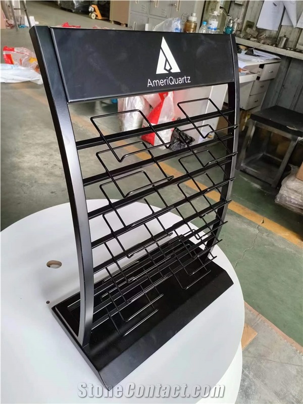 Natural Stone Display Stand Rack