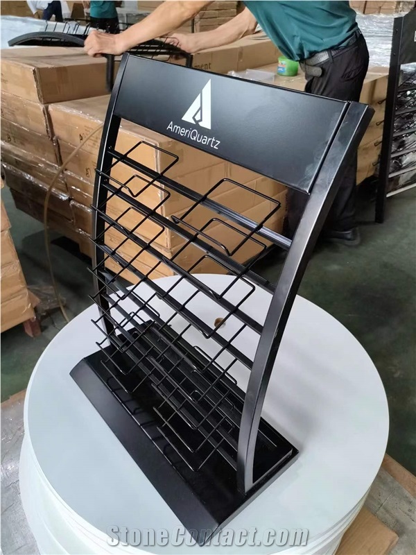 Natural Stone Display Stand Rack