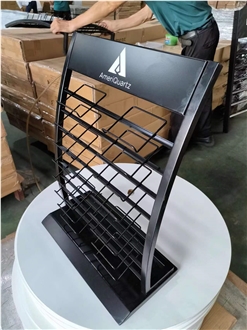 Natural Stone Display Stand Rack