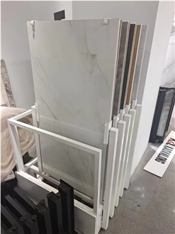 Slab Pull Out Display Stand Rack For Showroom