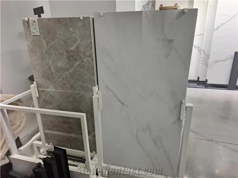 Slab Pull Out Display Stand Rack For Showroom