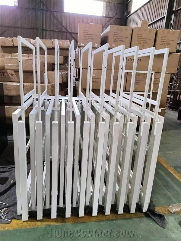 Slab Pull Out Display Stand Rack For Showroom
