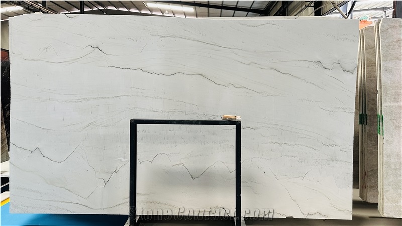 Mont Blanc Quartzite Slabs Brazil Calacatta