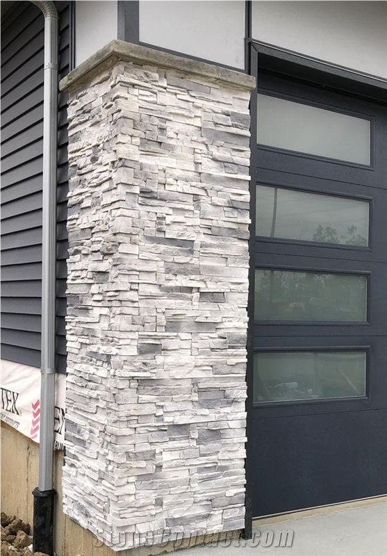 Brick Stacked Stone For Accent Wall