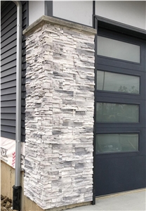 Brick Stacked Stone For Accent Wall