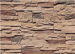 Brick Stacked Stone For Accent Wall