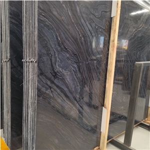 18 Mm Ancient Wood Grain Marble Slab With Wooden Pattern