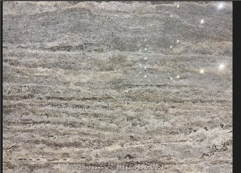 Noce Light Travertine Slab