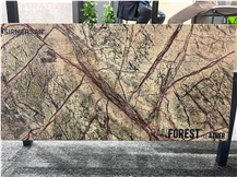 Rainforest Green Marble Slab