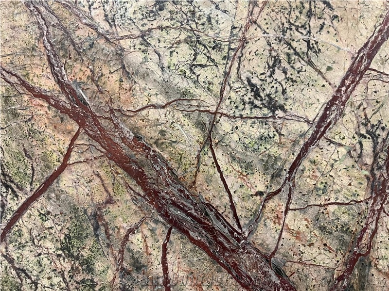 Rainforest Green Marble Finished Product