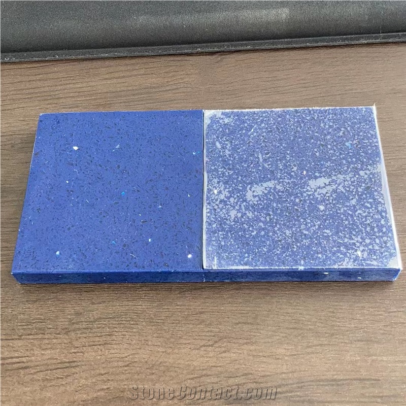 Blue Quartz Slabs Excellent Artificial Stone