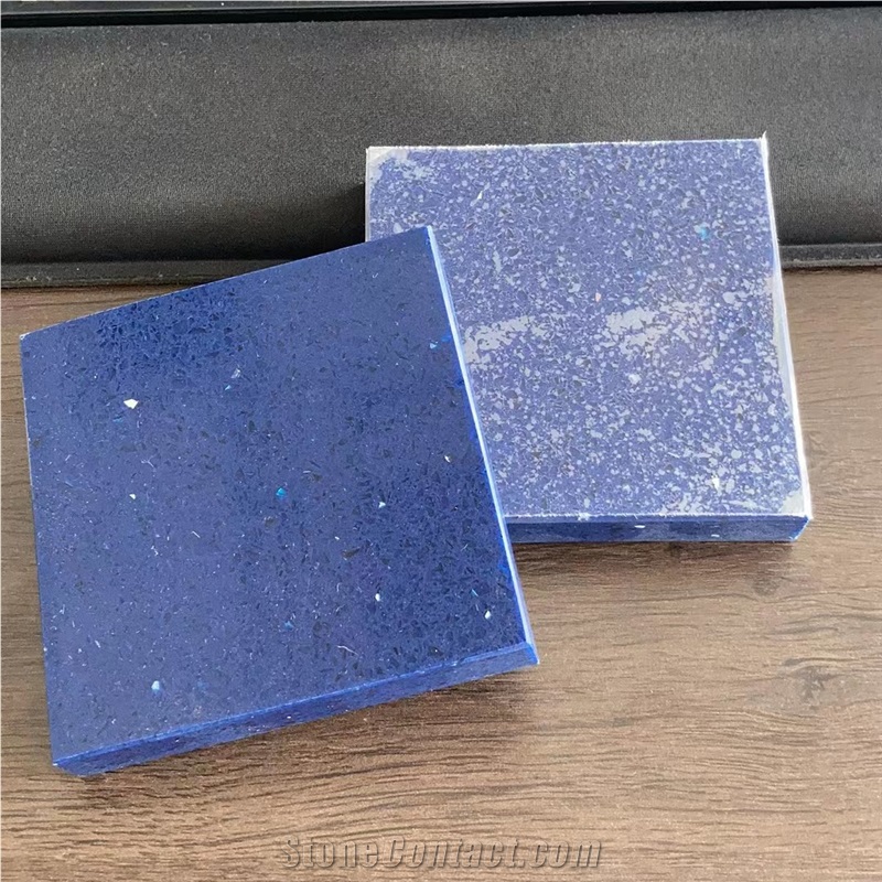 Blue Quartz Slabs Excellent Artificial Stone