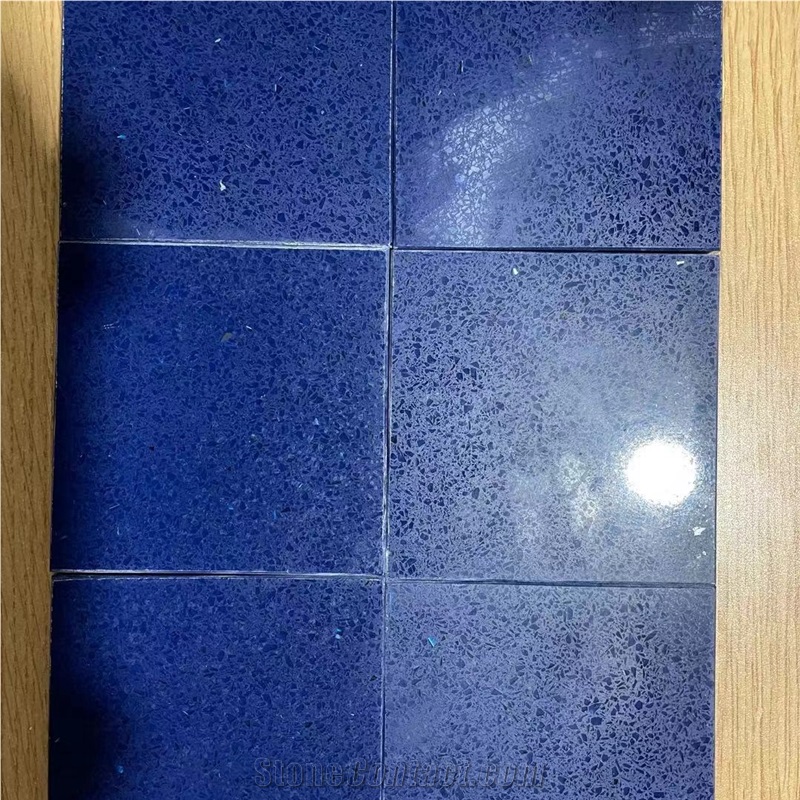 Blue Quartz Slabs Excellent Artificial Stone