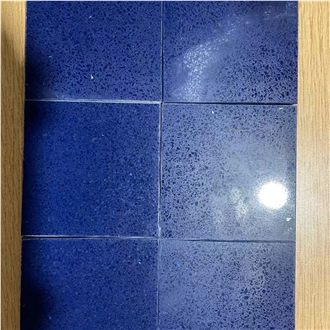 Blue Quartz Slabs Excellent Artificial Stone