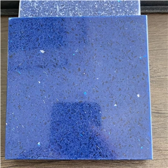 Blue Quartz Slabs Excellent Artificial Stone
