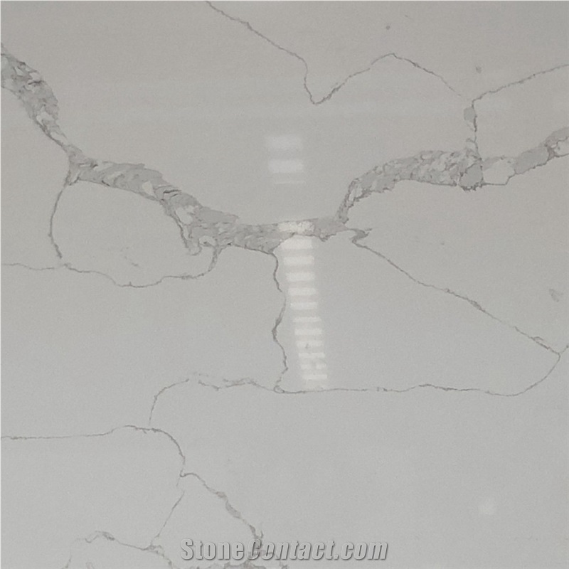 Premium Quality White Calacatta Marble Quartz Slabs