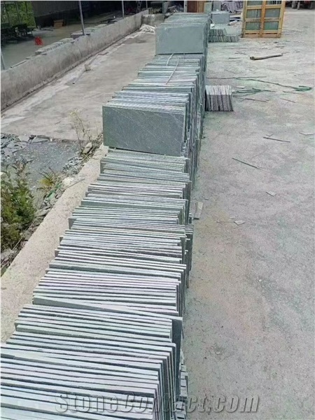 Green Slate Split Wall Tiles
