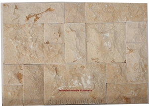 Jerusalem  Stone Pattern Split Face Veneer Facade