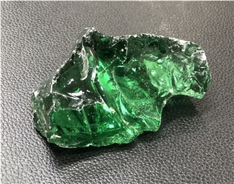 Artificial Color Decorative Glass Pebble Rock Landscaping