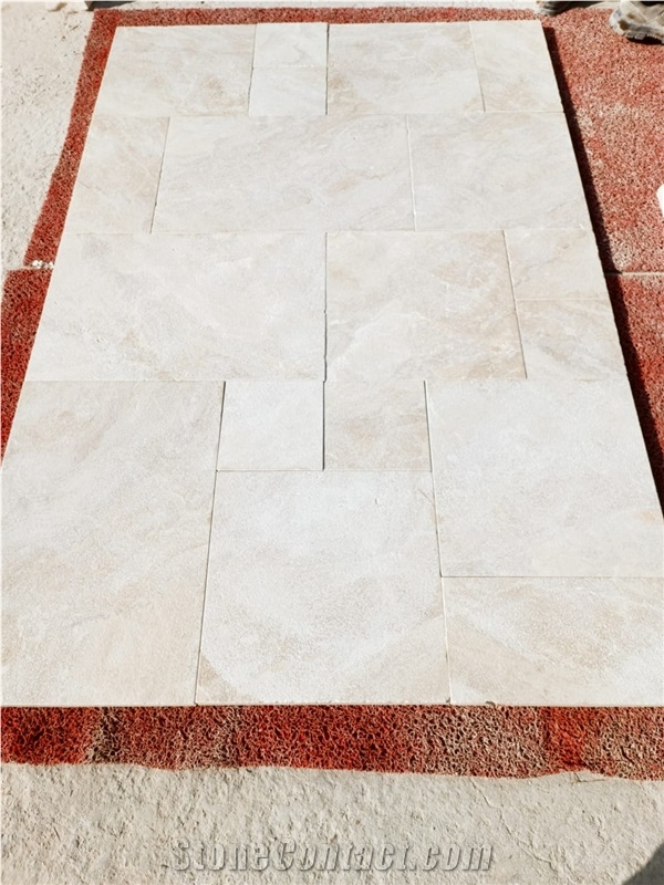 Diana Royal Marble SANDBLASTED BRUSHED Versailles Pattern