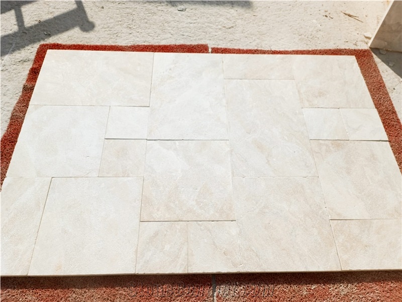 Diana Royal Marble SANDBLASTED BRUSHED Versailles Pattern