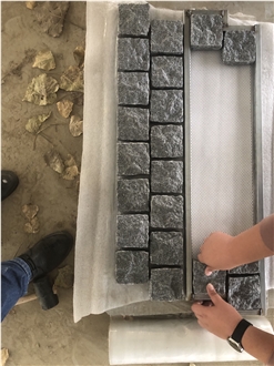 G654 Dark Grey Natural Pavement Setts