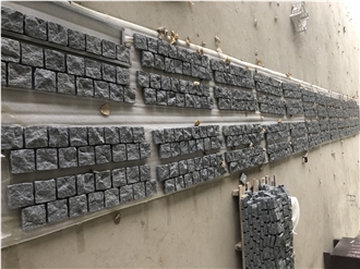 G654 Dark Grey Natural Pavement Setts