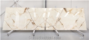 White Fantasy Onyx Slabs