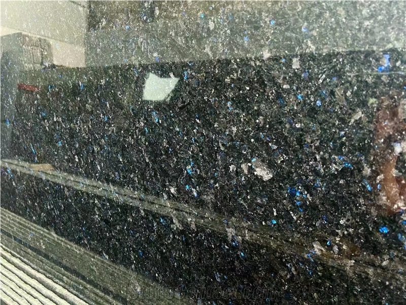 Blue In Night Granite Slabs Polished Floor Wall
