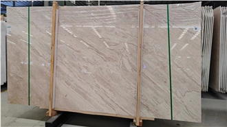 China Cream Cappucino Beige Marble Tiles Slab