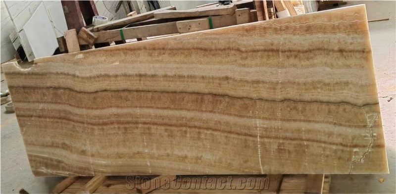 China Honey Onyx Yellow Jade Slabs