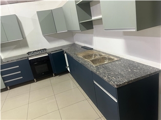 Rosy Black Granite Slabs