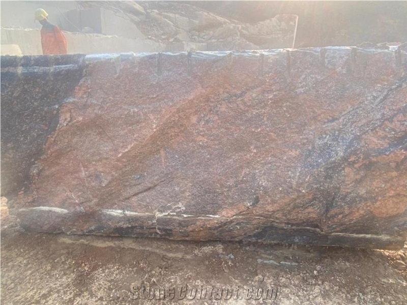 Zambia  Rosy Granite Blocks