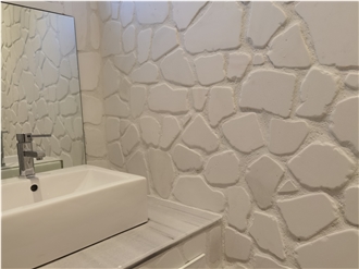 Antique White Marble Thassos Flagstones Wall And Floor Tiles Antique White Marble Thassos Flagstones Wall And Floor Tiles