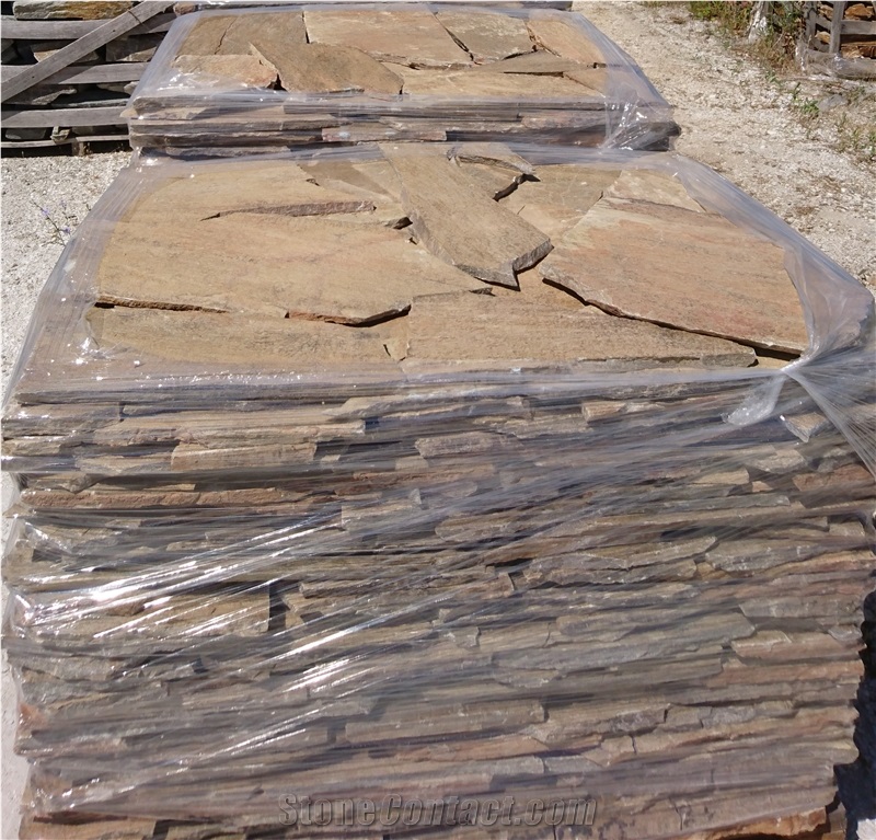 Autumn Brown Slate Flagstone