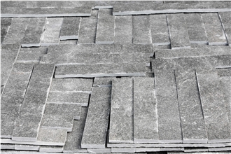 Machine Cut Kavala Gray Slate Wall Cladding Tiles