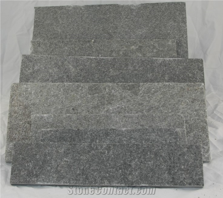Machine Cut Kavala Gray Slate Wall Cladding Tiles