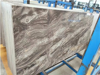 Arabescato Grigio Rosa Marble Look Sintered Stone Slabs Tile