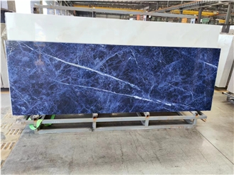 Azul Bahia Granite Textured Sintered Stone Slabs Tile