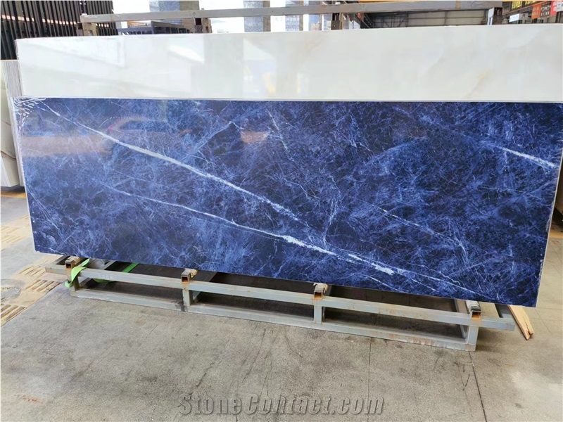 Azul Bahia Granite Textured Sintered Stone Slabs Tile