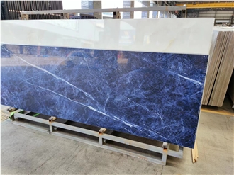 Azul Bahia Granite Textured Sintered Stone Slabs Tile