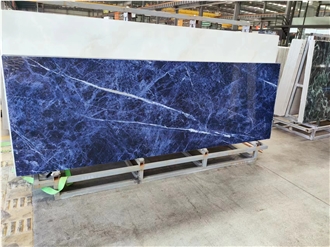 Azul Bahia Granite Textured Sintered Stone Slabs Tile