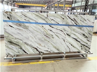 Shangri La Jade Green Look Marble Sintered Stone Slabs