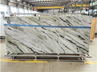 Shangri La Jade Green Look Marble Sintered Stone Slabs